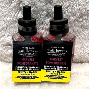 Bath and Body Works HARVEST POMEGRANATE Set of 2 Wallflower Refills